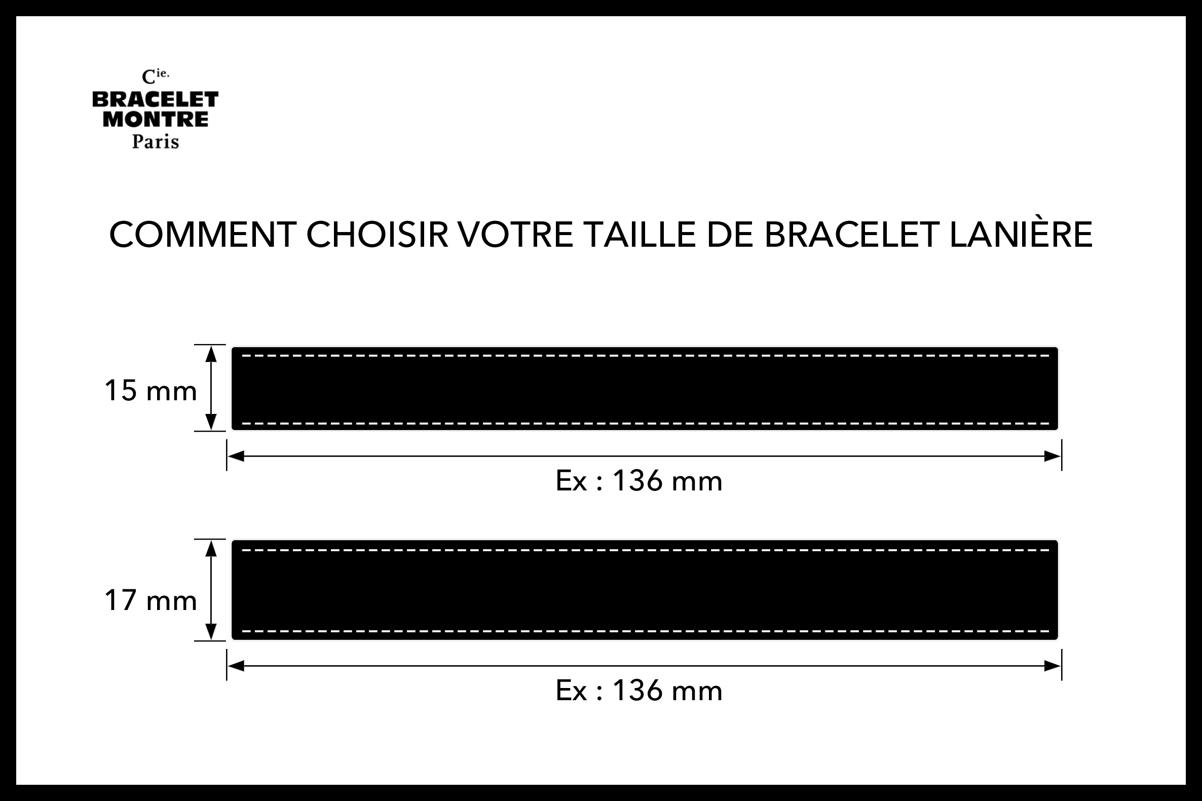 Bracelet Lani re Comment choisir votre taille CIE BRACELET MONTRE